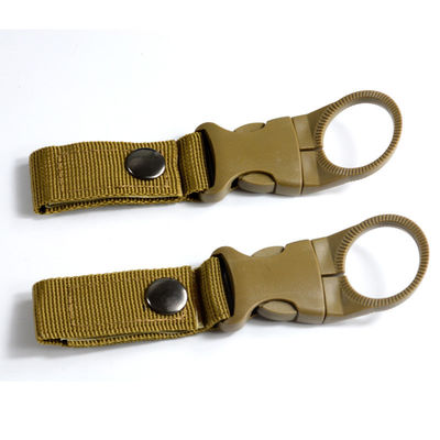 Εξωτερικό Τακτικό Nylon Strap Keychain Κλιπ Κρατήρα μπουκαλιού νερού για εξατομικευμένο αίτημα