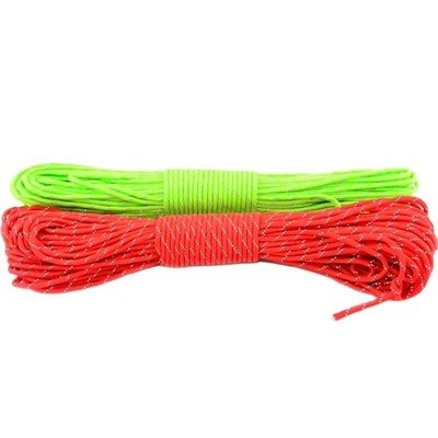 4mm Διαμέτρου Αντανακλαστικό 7 Strand Paracord 100FT Polyester 550 Δαχτυλίδι Παρασύρματος