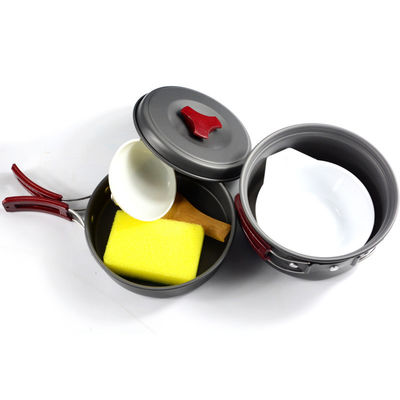 Εύκολο 152X72MM Non Stick Camping Pot και Pans Set για εξωτερικά ταξίδια backpacking