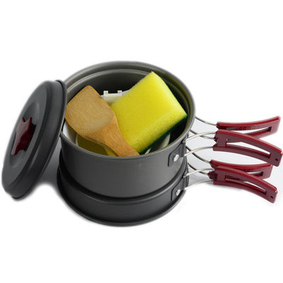 Εύκολο 152X72MM Non Stick Camping Pot και Pans Set για εξωτερικά ταξίδια backpacking