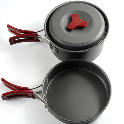 Εύκολο 152X72MM Non Stick Camping Pot και Pans Set για εξωτερικά ταξίδια backpacking