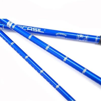 Ανεξάρτητο Alpenstock πεζοπορικό μπαστούνι 90-135cm 4 Τομέας Αλουμινίου τηλεσκοπικό μπαστούνι περπατήματος