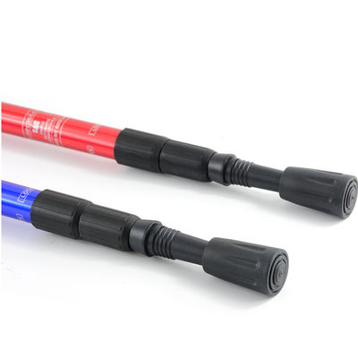 Εξωτερική πεζοπορία Περπατητική ράβδο με 3 τμήματα Αλουμινίου