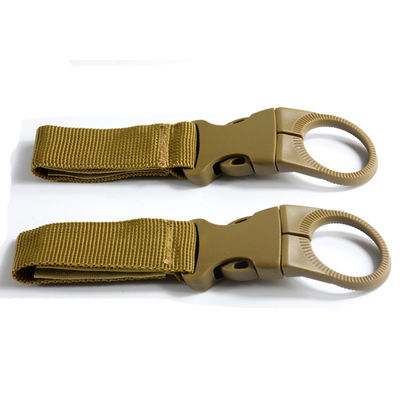 Εξωτερικό Τακτικό Nylon Strap Keychain Κλιπ Κρατήρα μπουκαλιού νερού για εξατομικευμένο αίτημα