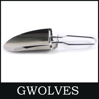 22.5X6.3cm Ατσάλι αναδιπλούμενο μίνι φτυάρι χειρός κήπου για εξοπλισμό επιβίωσης σε εξωτερικούς χώρους