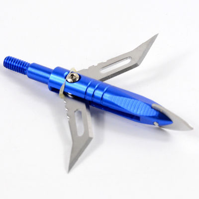4.3X2.5cm Φορητό 100 σπόρους μεταλλικό Broadhead για το βέλος τοξοβολίας εξωτερικό κυνήγι κεφαλή βέλος