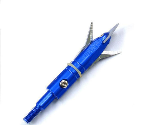 4.3X2.5cm Φορητό 100 σπόρους μεταλλικό Broadhead για το βέλος τοξοβολίας εξωτερικό κυνήγι κεφαλή βέλος