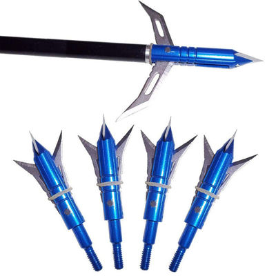4.3X2.5cm Φορητό 100 σπόρους μεταλλικό Broadhead για το βέλος τοξοβολίας εξωτερικό κυνήγι κεφαλή βέλος