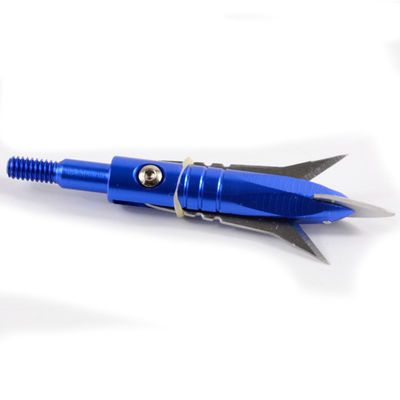 4.3X2.5cm Φορητό 100 σπόρους μεταλλικό Broadhead για το βέλος τοξοβολίας εξωτερικό κυνήγι κεφαλή βέλος