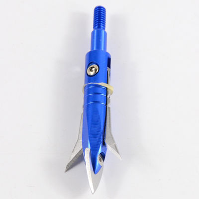 4.3X2.5cm Φορητό 100 σπόρους μεταλλικό Broadhead για το βέλος τοξοβολίας εξωτερικό κυνήγι κεφαλή βέλος