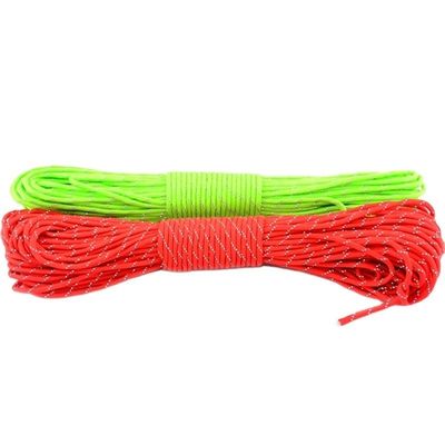 4mm Διαμέτρου Αντανακλαστικό 7 Strand Paracord 100FT Polyester 550 Δαχτυλίδι Παρασύρματος