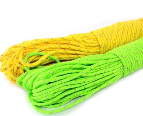 Τύπος III 550 Πολυεστέρα 4mm Paracord με 7 εσωτερικές ράβδους 100FT