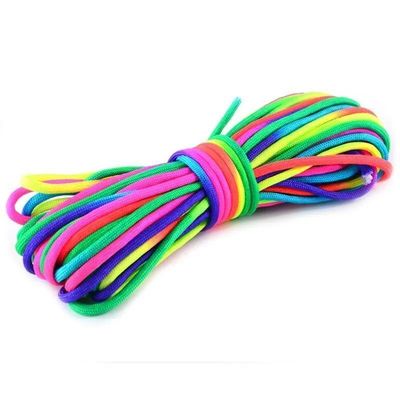 Εξωτερικό Rainbow 550 Paracord 4mm 7 Εσωτερικοί πυρήνες Πολυεστέρας Παντοπτωτικό σχοινί