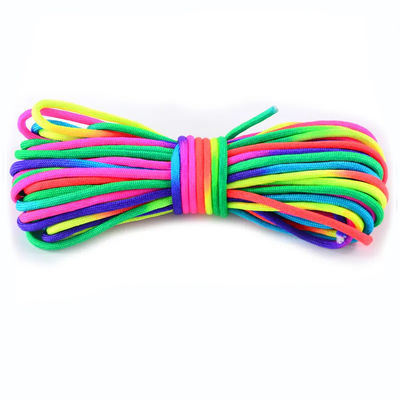 Εξωτερικό Rainbow 550 Paracord 4mm 7 Εσωτερικοί πυρήνες Πολυεστέρας Παντοπτωτικό σχοινί