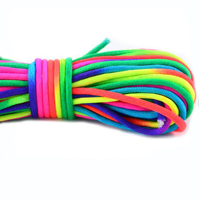 Εξωτερικό Rainbow 550 Paracord 4mm 7 Εσωτερικοί πυρήνες Πολυεστέρας Παντοπτωτικό σχοινί