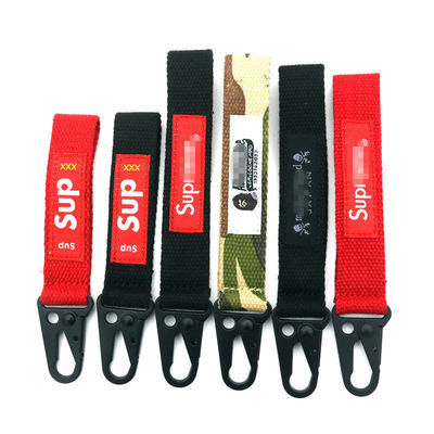 Προσαρμοσμένο Polyester Wrist Strap Keychain Lanyard Nylon Keyring Strap Πολιτική επιστροφής 30 ημερών