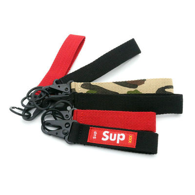 Προσαρμοσμένο Polyester Wrist Strap Keychain Lanyard Nylon Keyring Strap Πολιτική επιστροφής 30 ημερών