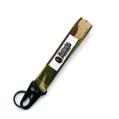 Προσαρμοσμένο Polyester Wrist Strap Keychain Lanyard Nylon Keyring Strap Πολιτική επιστροφής 30 ημερών