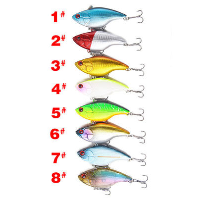 3D μάτι τεχνητό δόλωμα 6 Hook Minnow Αλιευτικά δόλωμα σκληρό πλαστικό κολύμβηση δόλωμα για ψαράδες
