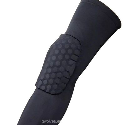 US 2/Piece Knee Support Lycra Leg Sleeve for Basketball Sport Κουβάκι συμπίεσης γόνατος