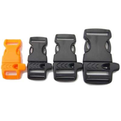 15mm Curved Side Release Paracord Σφυρίχτρα Φόρα στο πακέτο Μέγεθος 3.00cm * 2.00cm * 0.50cm