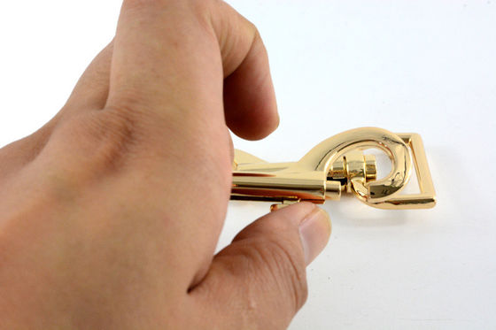 25mm Χρυσό Γύρισμα Σκύλου Snap Hook Custom Ζιγκ Alloy Metal Dog Hook SDR567 Χρωματισμός