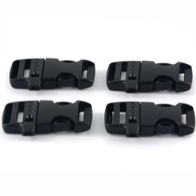 Προσαρμογή 20mm Ρυθμίσιμο έκτακτης ανάγκης Paracord πλαστικό πλευρική απελευθέρωση Σφυρίχτρα Κεφαλάκι