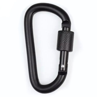 8.00cm * 5.00cm * 1.00cm Πακέτο Μέγεθος D Σχήμα Αλουμίνιο Μίνι Keychain Carabiner Clip 1