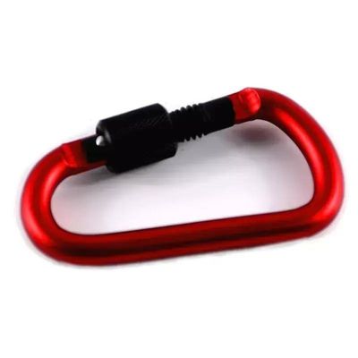 8.00cm * 5.00cm * 1.00cm Πακέτο Μέγεθος D Σχήμα Αλουμίνιο Μίνι Keychain Carabiner Clip 1