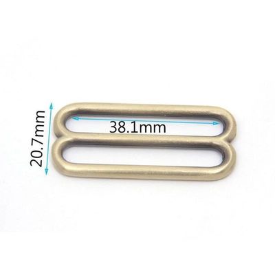 38mm Metal Tri Glide Adjuster Buckle Handbag Hardware Slider με ανθεκτική κατασκευή
