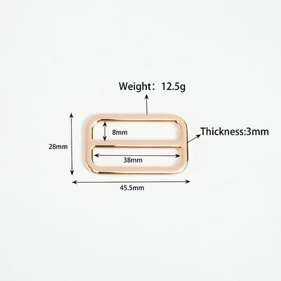 Ρυθμίσιμο κράμα ψευδαργύρου μετάλλου Tri Glide Slider Buckle 20mm 25mm 38mm για το κόστος αποστολής